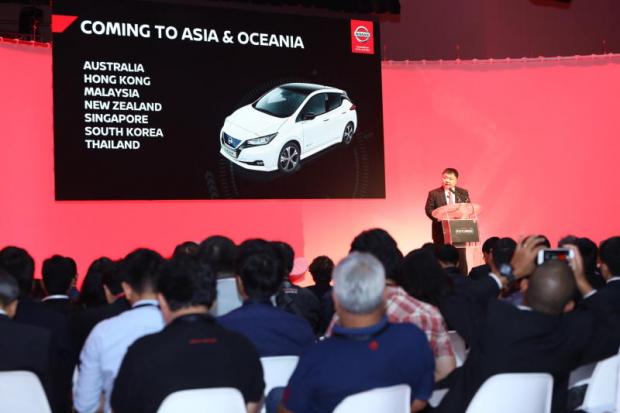 Mr Sanada says Nissan wants to bring the new generation of the world's best-selling electric vehicle to as many markets as possible. Mr Sanada says Nissan wants to bring the new generation of the world's best-selling electric vehicle to as many markets as possible.