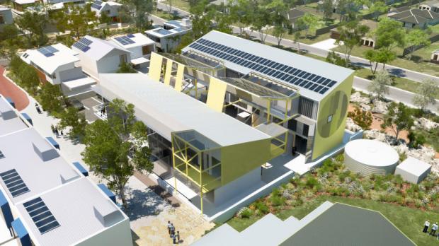 A depiction of the White Gum Valley project developed by Power Ledger and its partners near Fremantle, Western Australia. The energy platform will be used at a Sansiri project. A depiction of the White Gum Valley project developed by Power Ledger and its partners near Fremantle, Western Australia. The energy platform will be used at a Sansiri project.