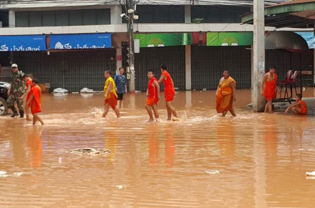 Kanchanaburi at flood risk