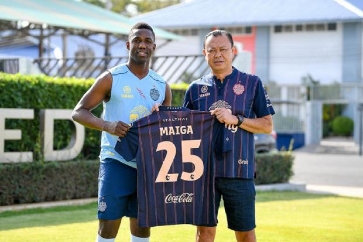 Modibo Maiga Raja Bangkok Post - Buriram unveil striker Maiga