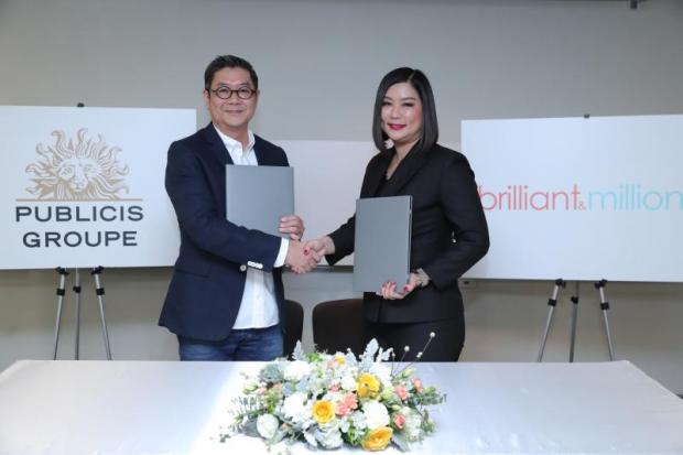 Mr Songkran, left, and Ms Sorada believe the acquisition will help Publicis Groupe Thailand expand its digital offerings.