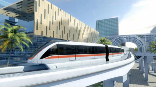 Bombardier's Innovia 300 monorail trains could be used for the Pink Line and Yellow Line in Bangkok.