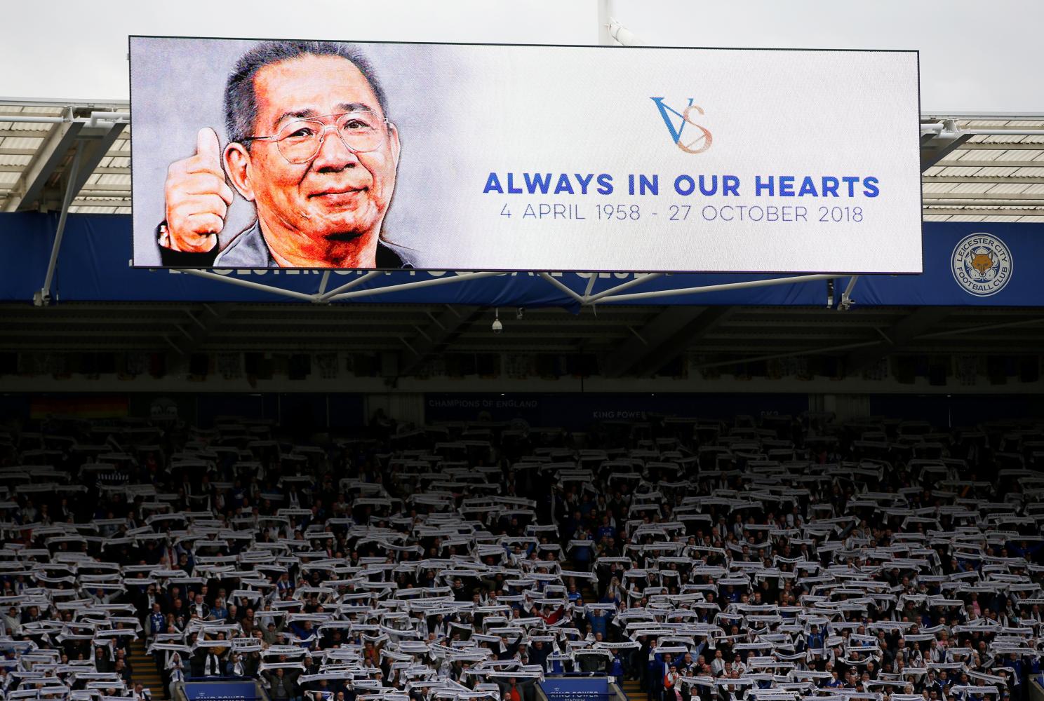 Leicester fans recall Vichai