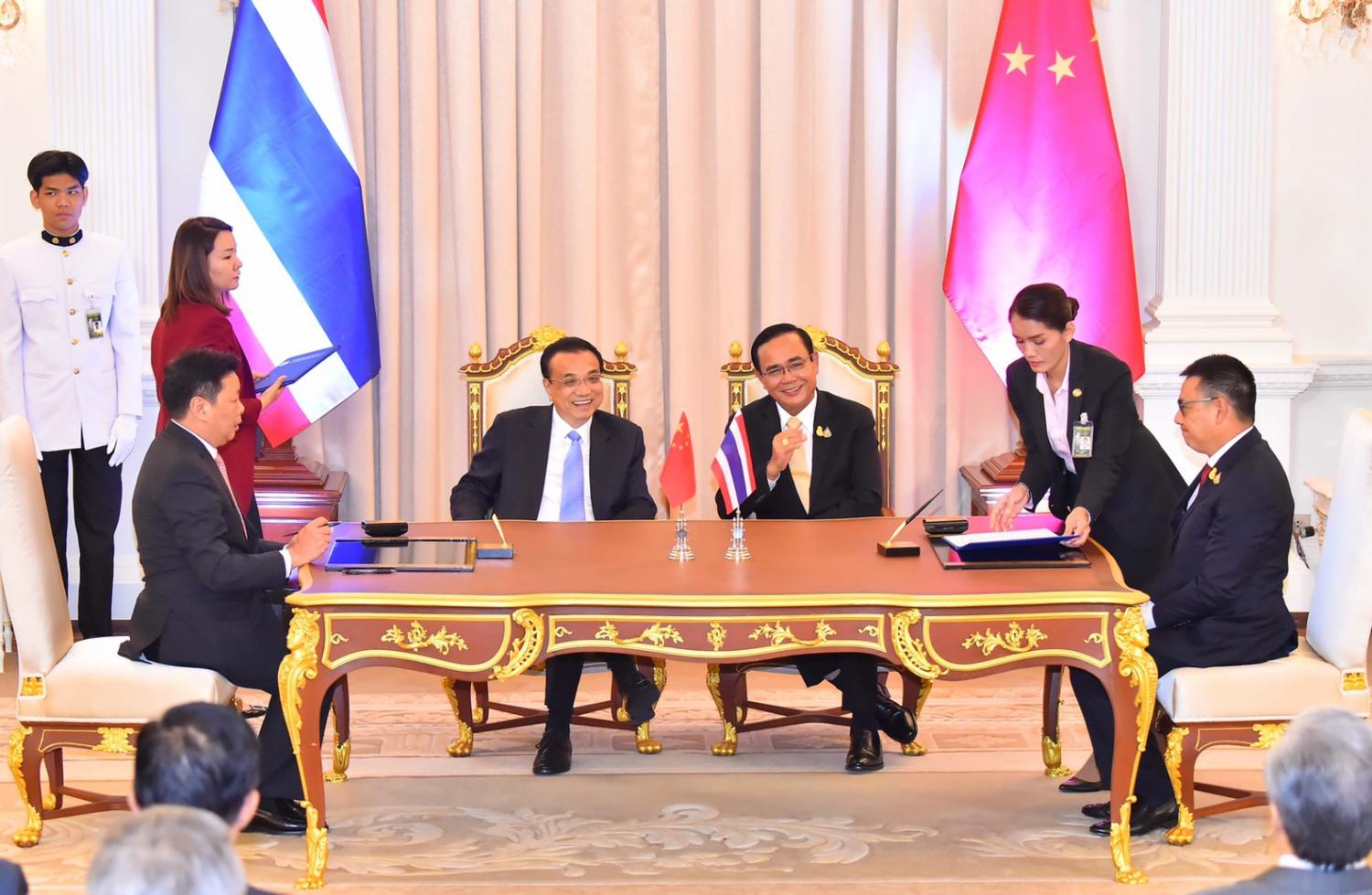 The leaders of SCG and the CAS signed an agreement on the CAS ICCB innovation hub. The signing was witnessed by Prime Minister Prayut Chan-o-cha and Chinese Premier Li Keqiang.