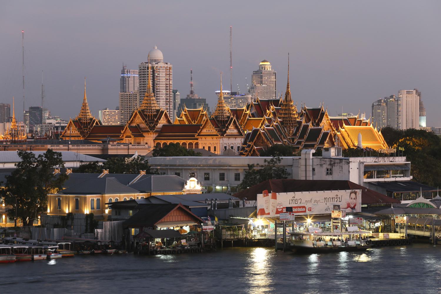 Majestic palace: A view of the two-century-old Grand Palace and its surrounding neighbourhood. Bangkok was honoured as a Creative City under the Design category in Unesco's Creative Cities Network on Oct 30.