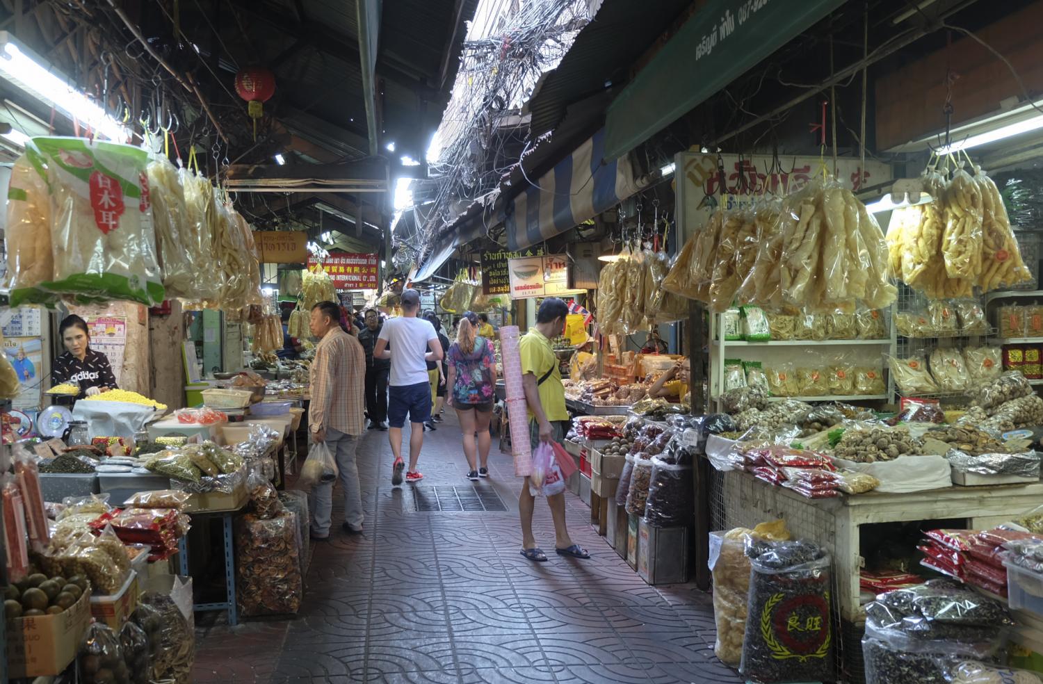 Slowdown: Even though the government has tried to stimulate spending, business in Bangkok's Chinatown remains tepid.