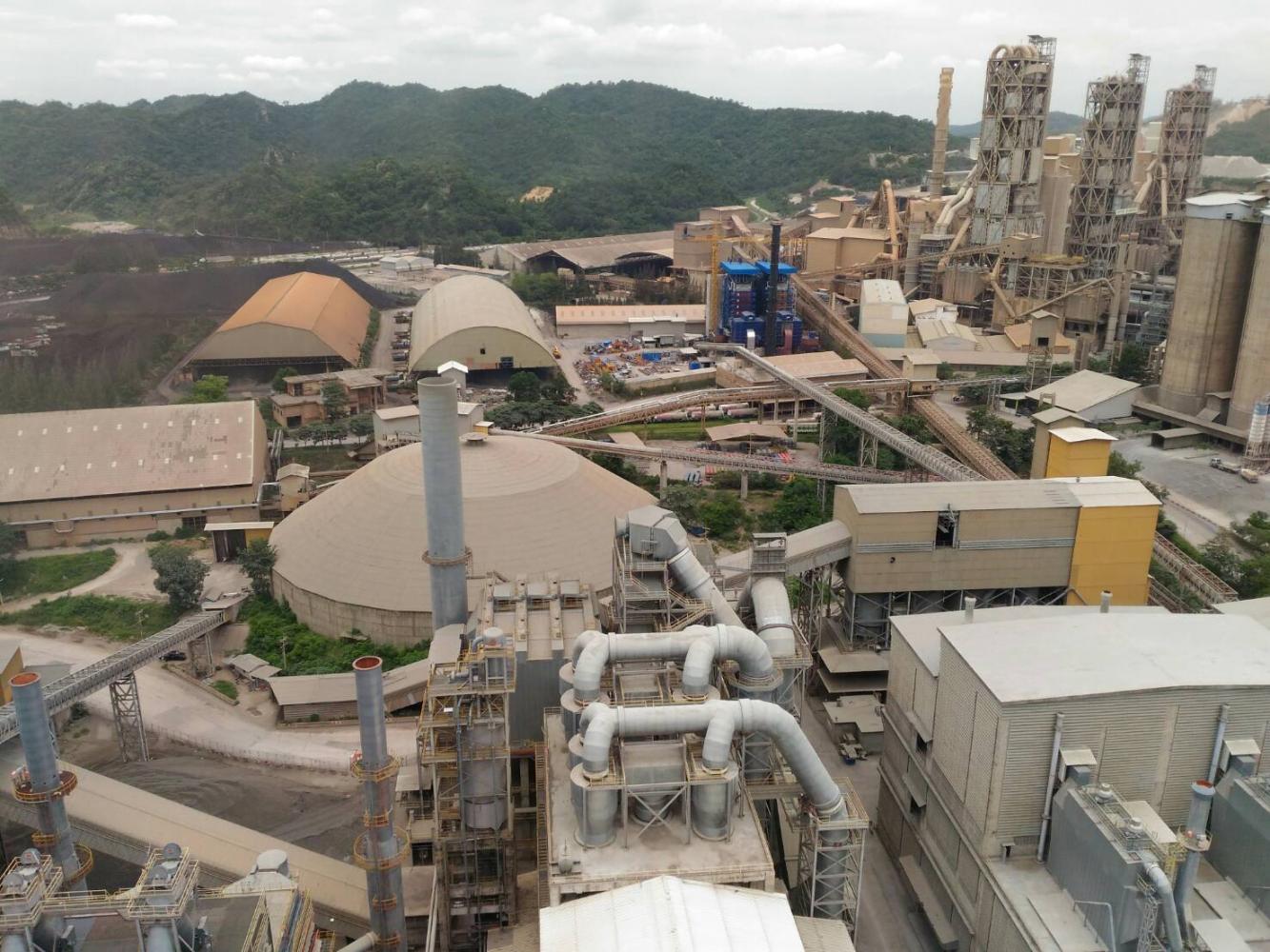 An aerial view of TPIPP's power plant in Saraburi province. The company is looking to acquire existing waste-to-energy projects.