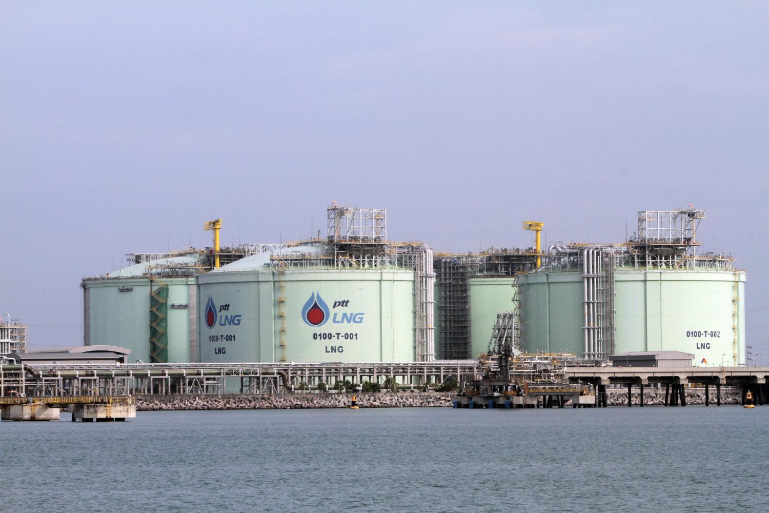 PTT's terminal in Map Ta Phut has already received one shipment of LNG from spot markets. Apichart Jinakul