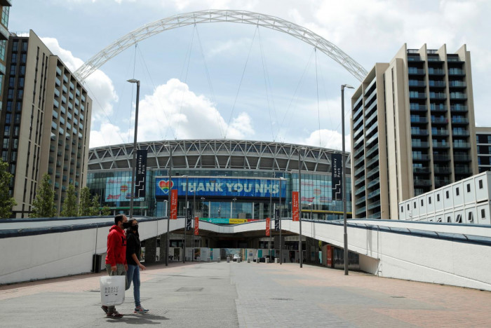 Northampton cruise at empty Wembley
