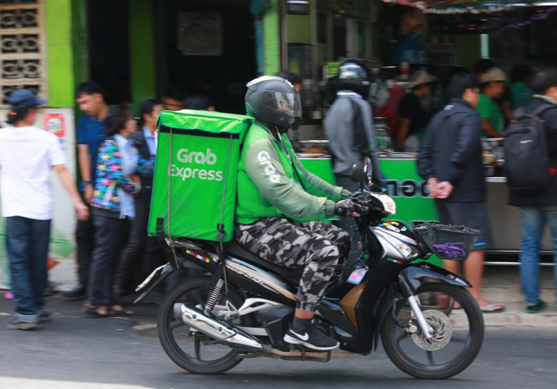 Grab Rider Background Bangkok Post - NSF recruits Grab riders