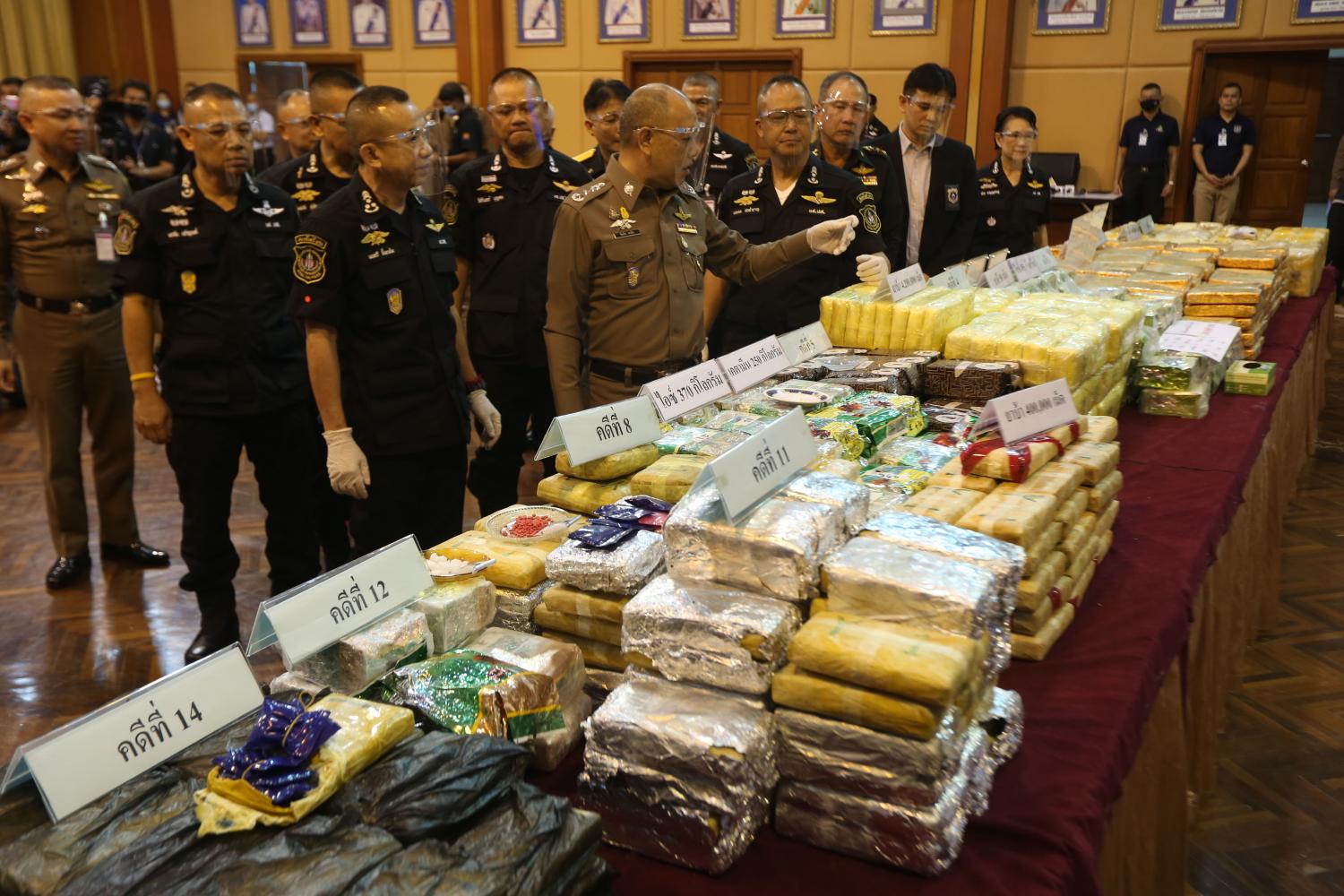 Four cases yield huge drugs haul