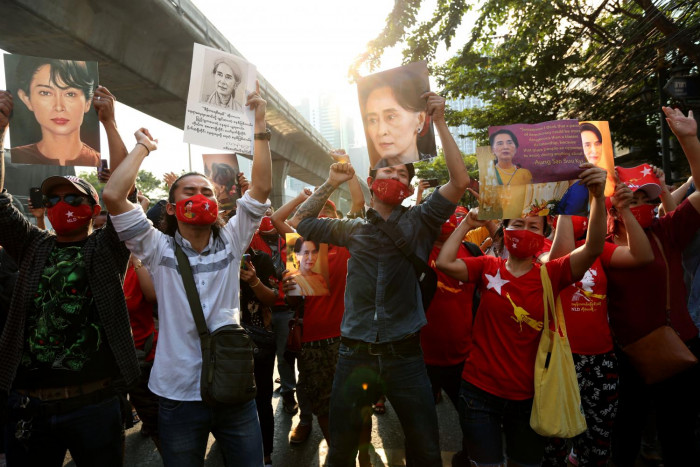 One arrest as police break up protest at embassy - Vimarsana News