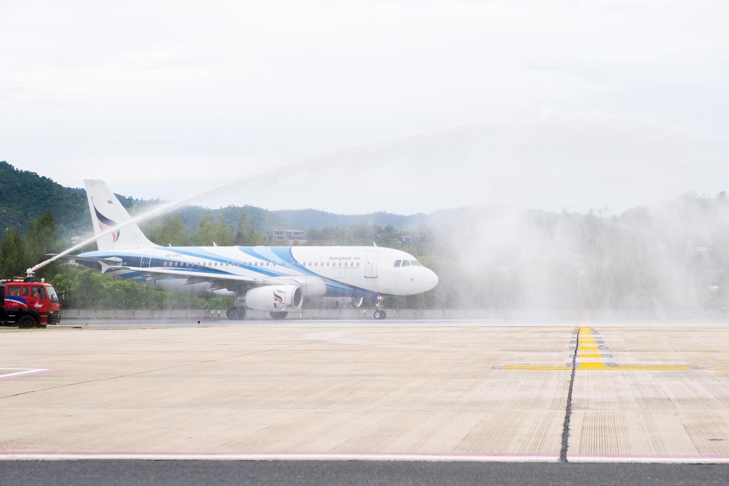 The first flight in the reopening scheme for Koh Samui arrives on Thursday.