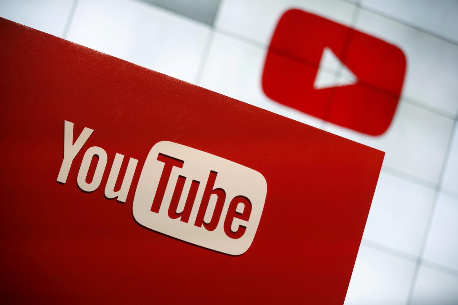 A YouTube logo seen at the YouTube Space LA in this file photo. (Reuters photo) A YouTube logo seen at the YouTube Space LA in this file photo. (Reuters photo)