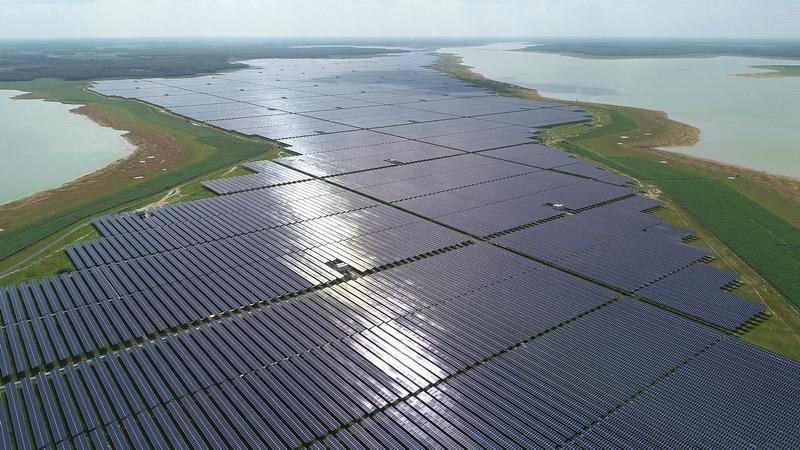 The Dau Tieng solar farm in Vietnam, operated by a subsidiary of B.Grimm Power Plc. The Dau Tieng solar farm in Vietnam, operated by a subsidiary of B.Grimm Power Plc.