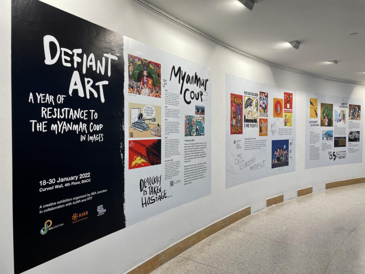 Art exhibit chronicles Myanmar resistance