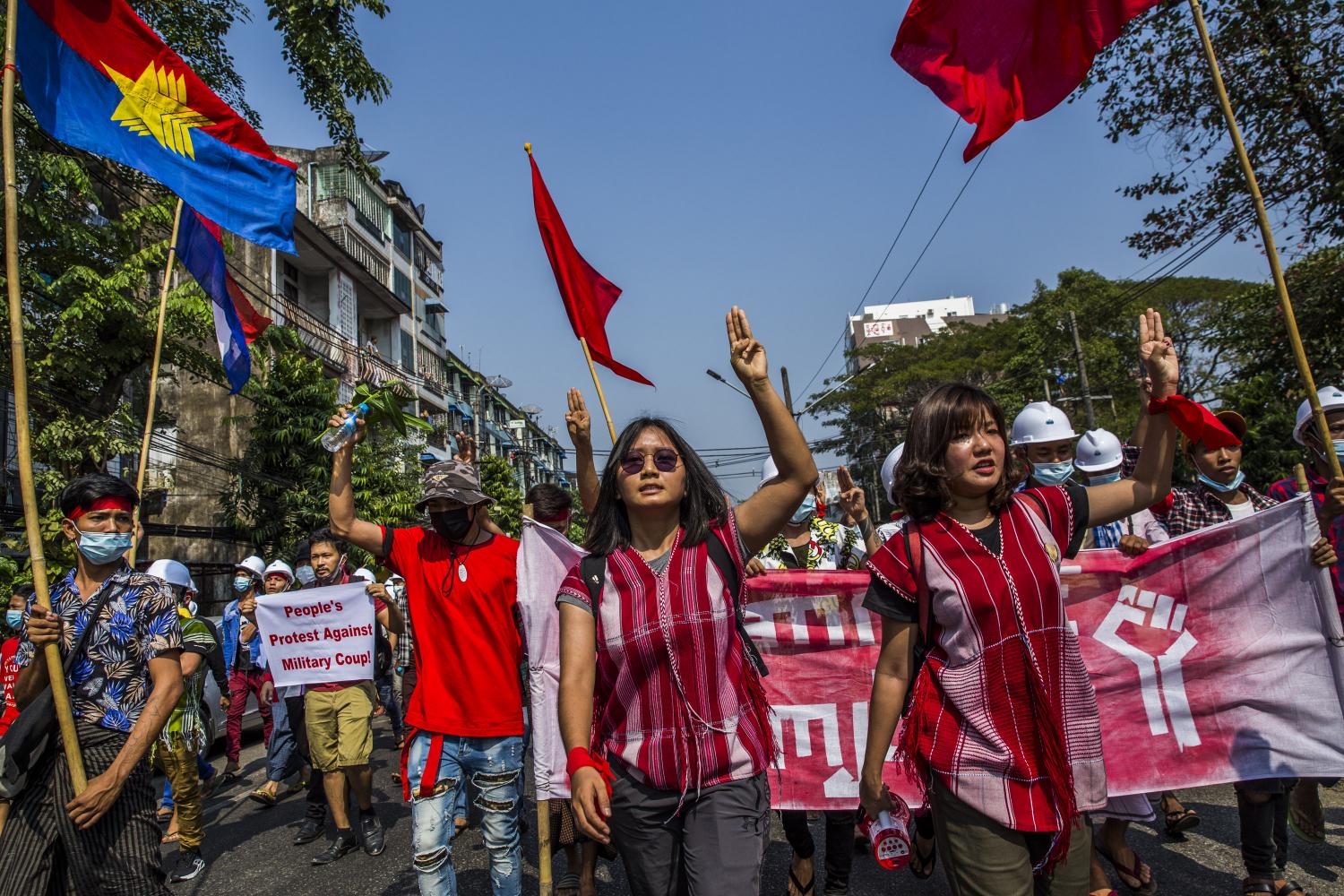 Women on the frontline of anti-junta resistance