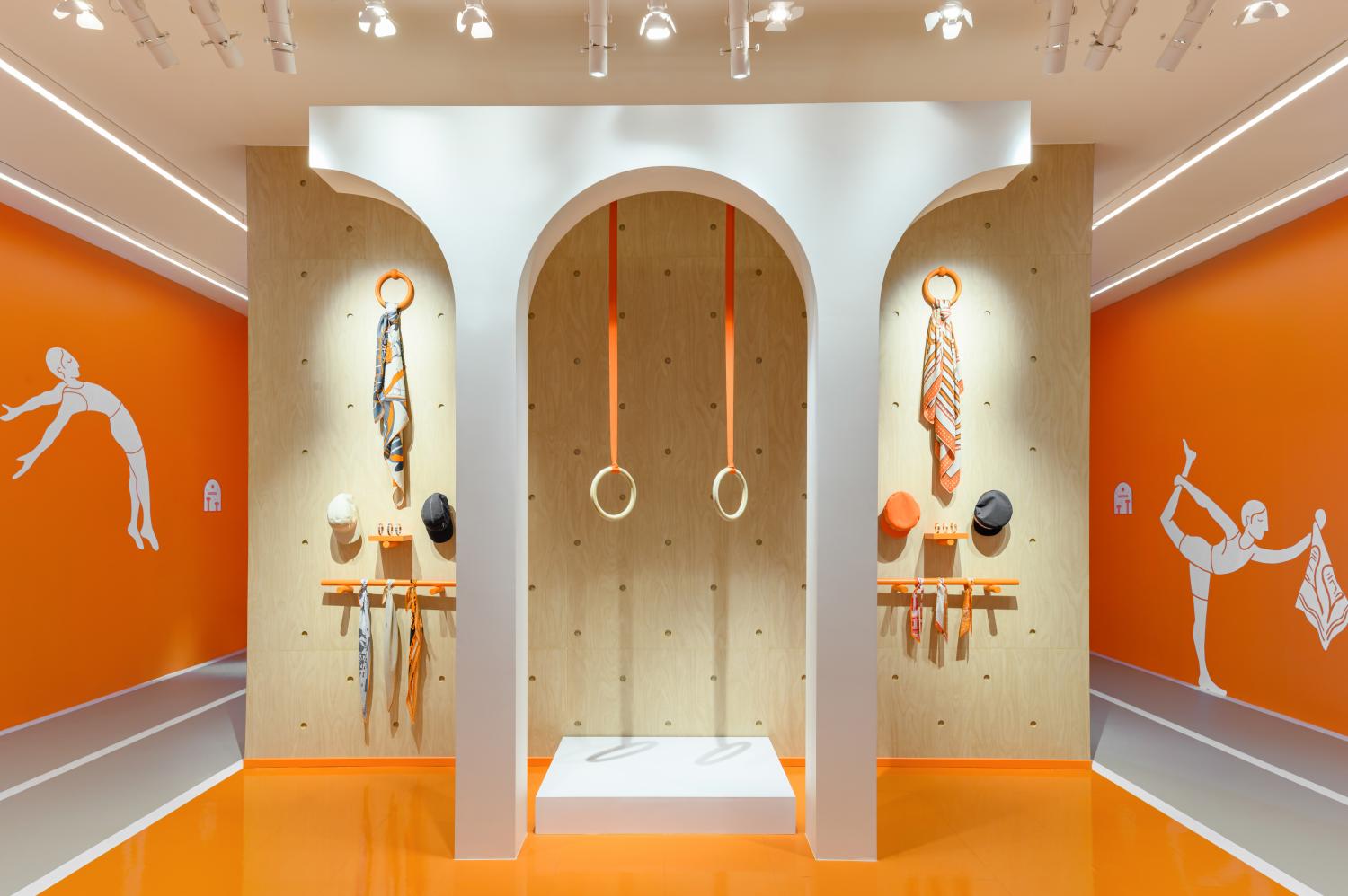 Hermès Gets Healthy With Pop-Up Gyms Around the Globe - Interior Design