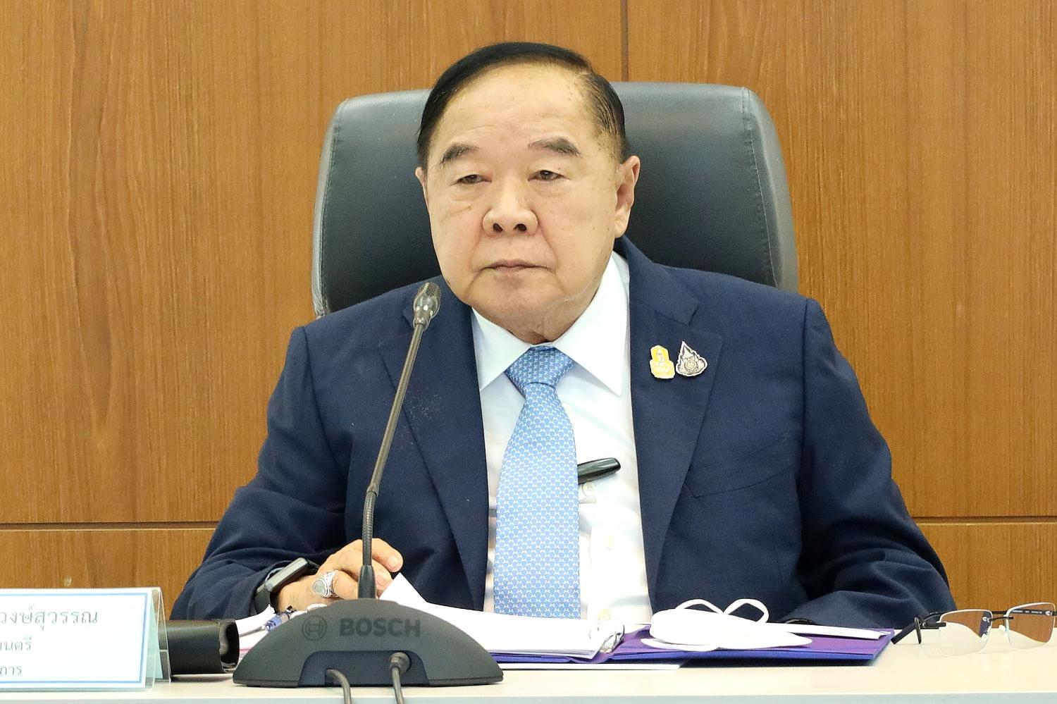 Prawit granted full powers as PM