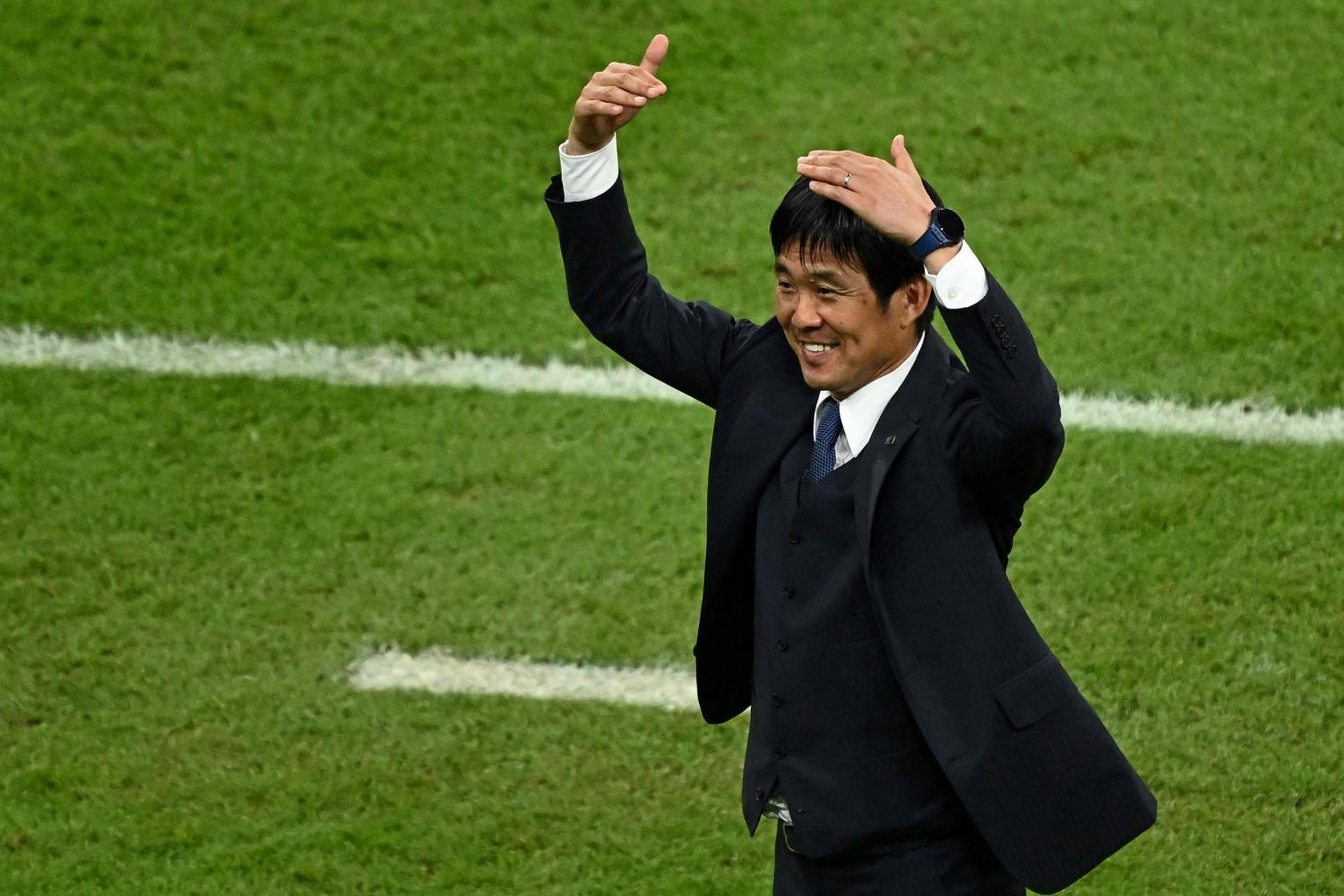 Japan coach Hajime Moriyasu.(Reuters photo)