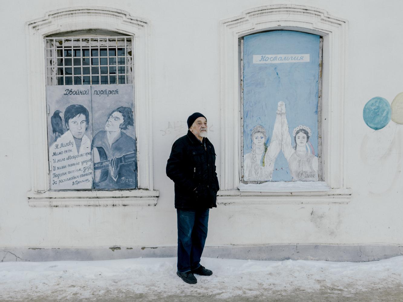 A Russian muralist wages his own war