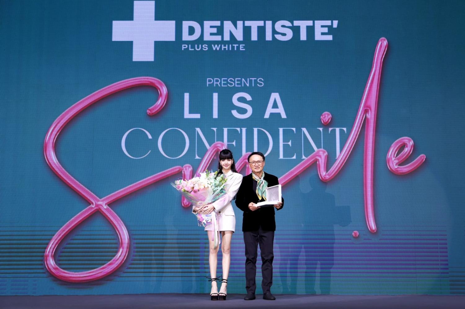 Thai singer Lalisa 'Lisa' Manoban, a member of South Korean K-pop group Blackpink, left, has been appointed as Dentiste's brand ambassador.