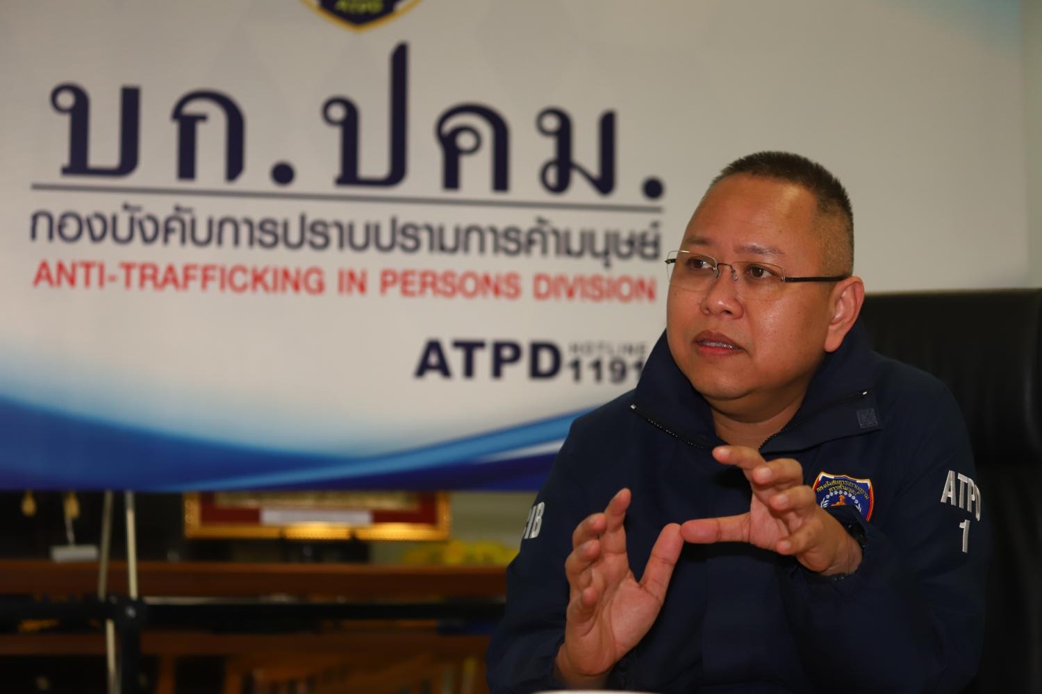 Pol Maj Gen Sarut Kwaengsopha, chief of the Anti-Trafficking in Persons Division.