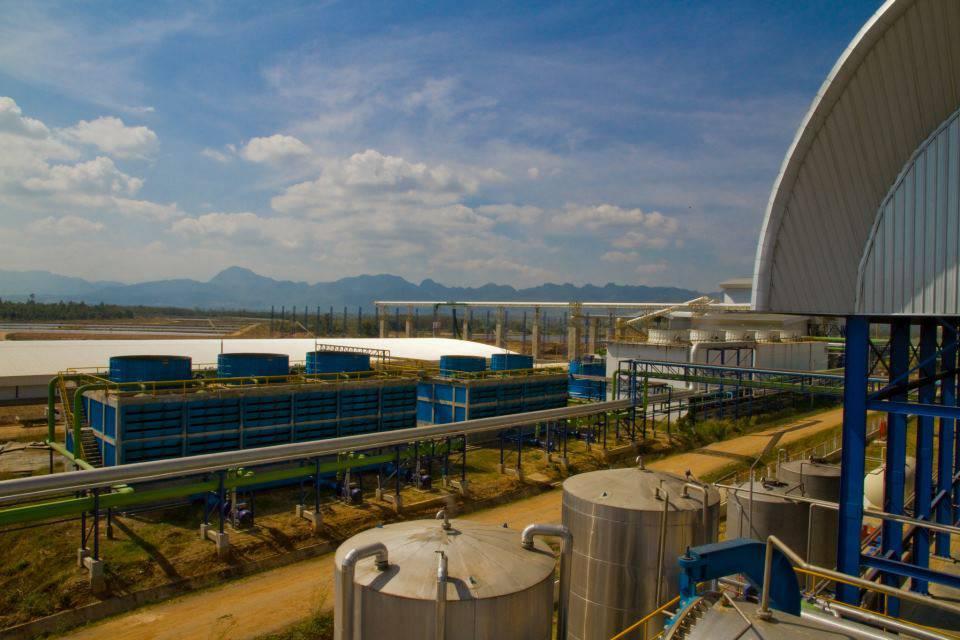 An ethanol production plant in Tak province.