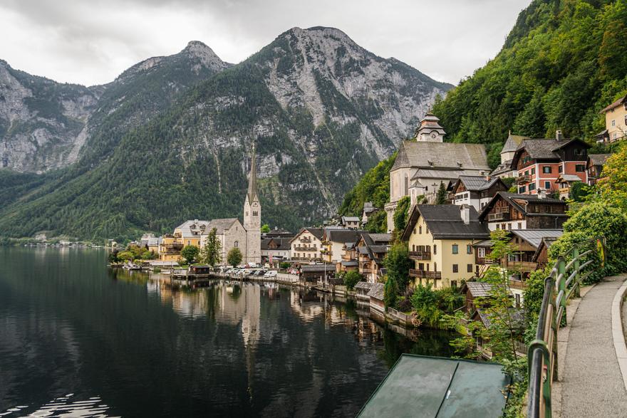 A view of Hallstatt village in Austria's mountainous Salzkammergut region, one of the most iconic images for tourists. (Photo supplied)