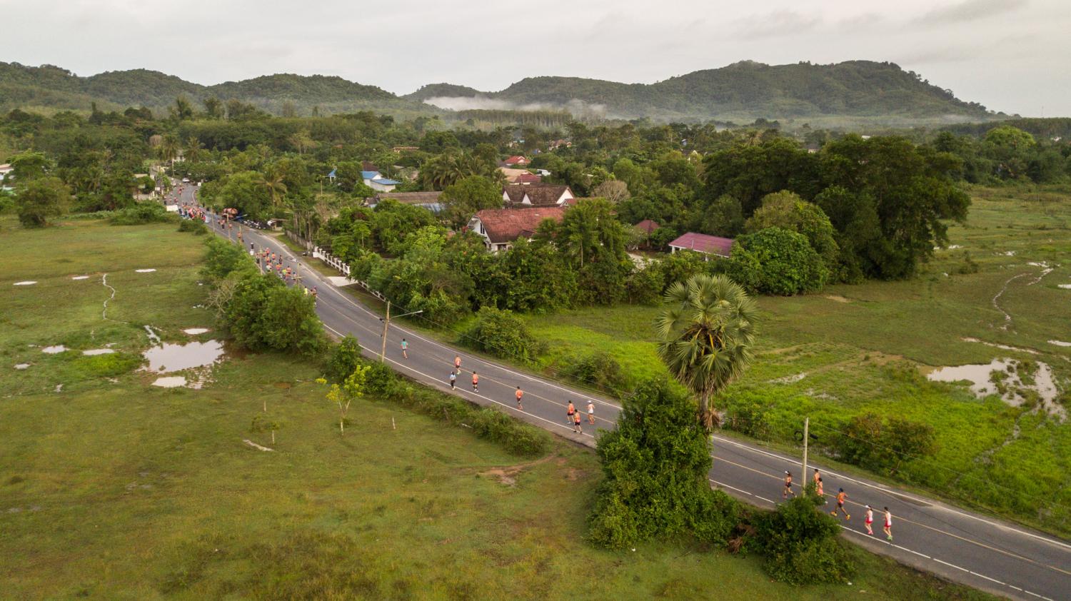 The race course through Phuket's lush nature. photo courtesy of Supersports Laguna Phuket Marathon