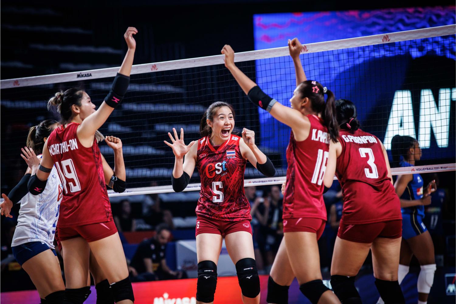 Thailand trounce Canada to claim first VNL victory