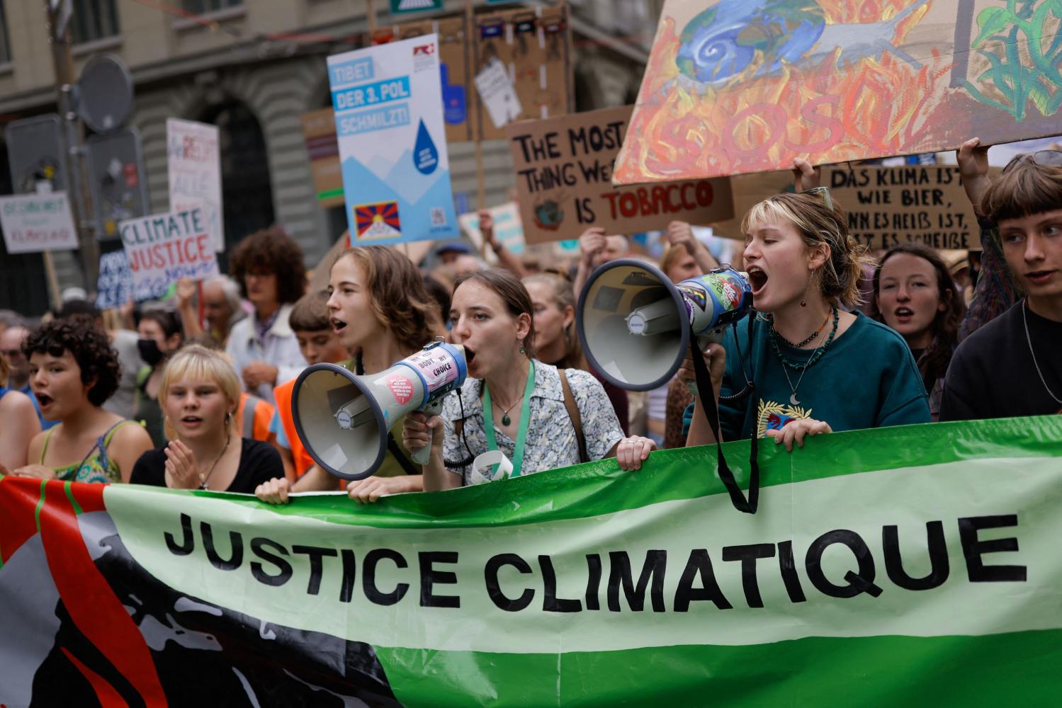 Young climate activists say: 'We'll see you in court'