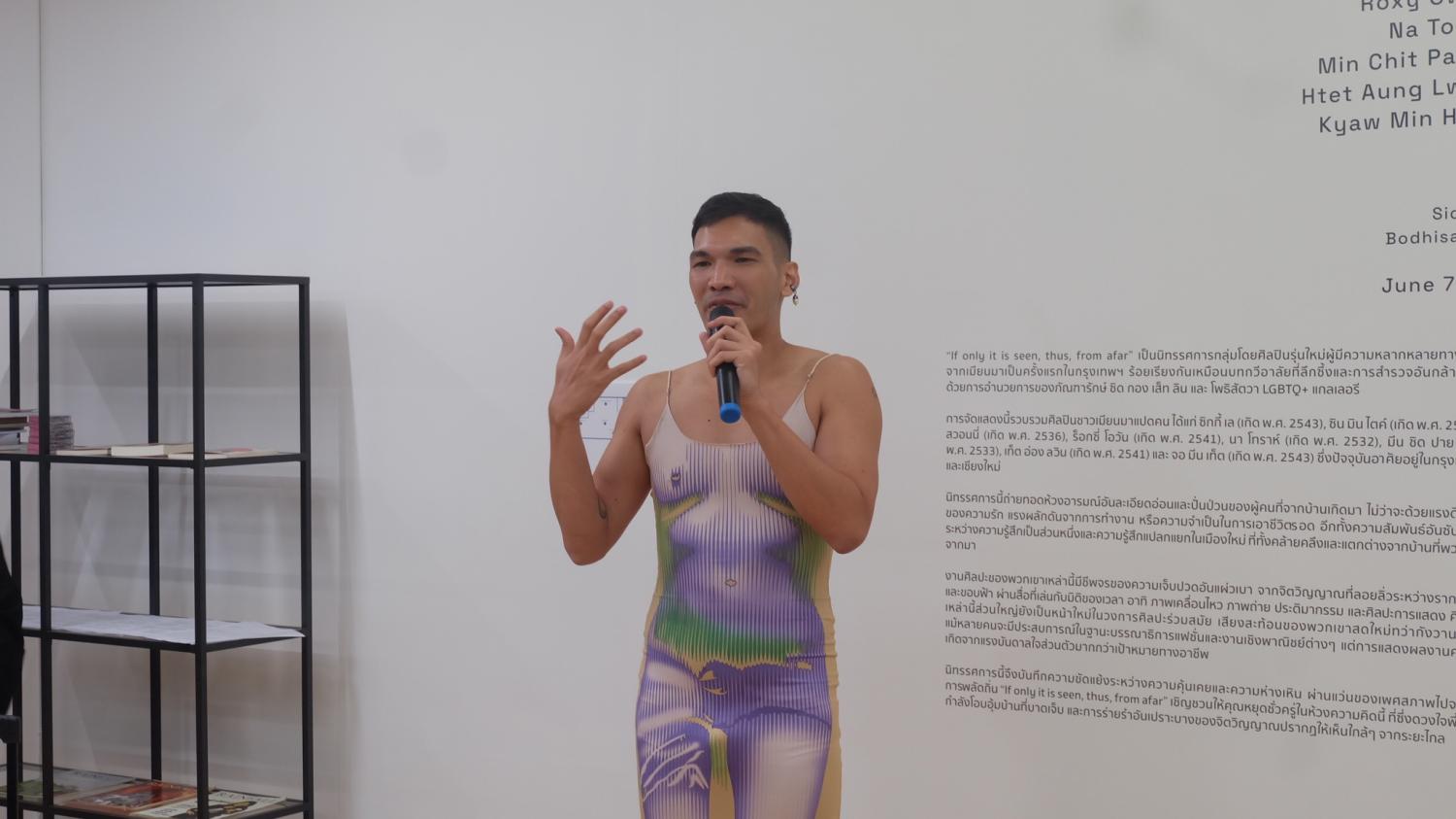 Oat Montien, founder of Bodhisattava LGBTQ+ Gallery. Photos: Thana Boonlert
