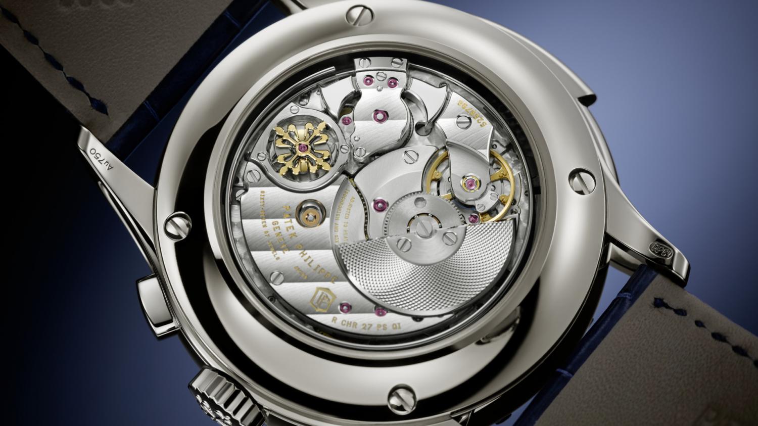 New caliber R CHR 27 PS QI with a platinum mini rotor.