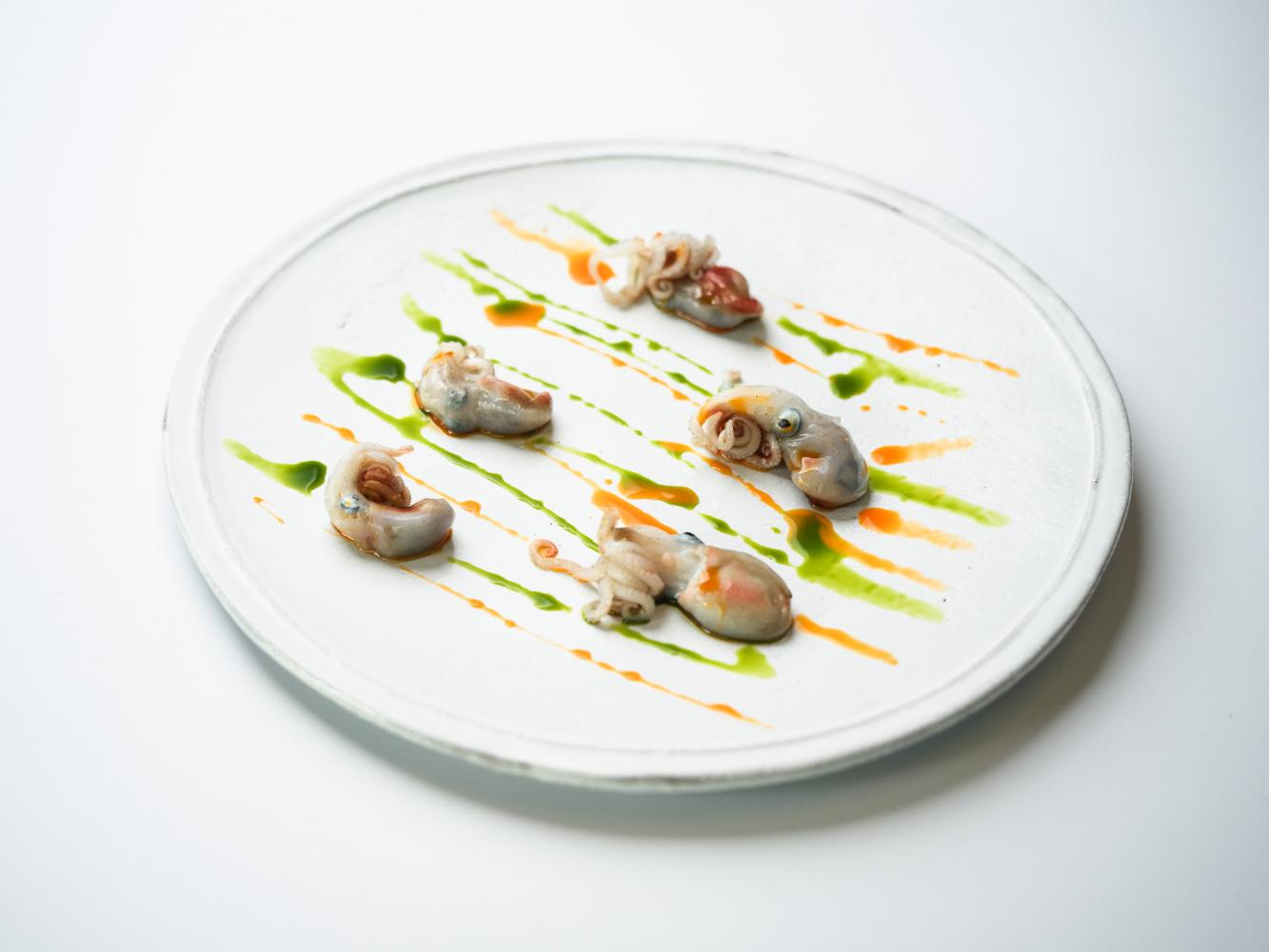 A sea protein dish. 