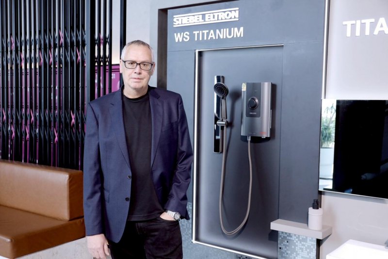 Mr Hoehn says the Thai water heater market is valued at 3 billion baht and continues to expand steadily, driven by urbanisation and interest in energy-saving products.