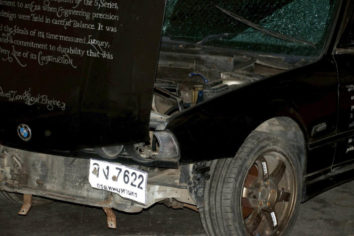 Funeral for a car forms artist's afterlife allegory