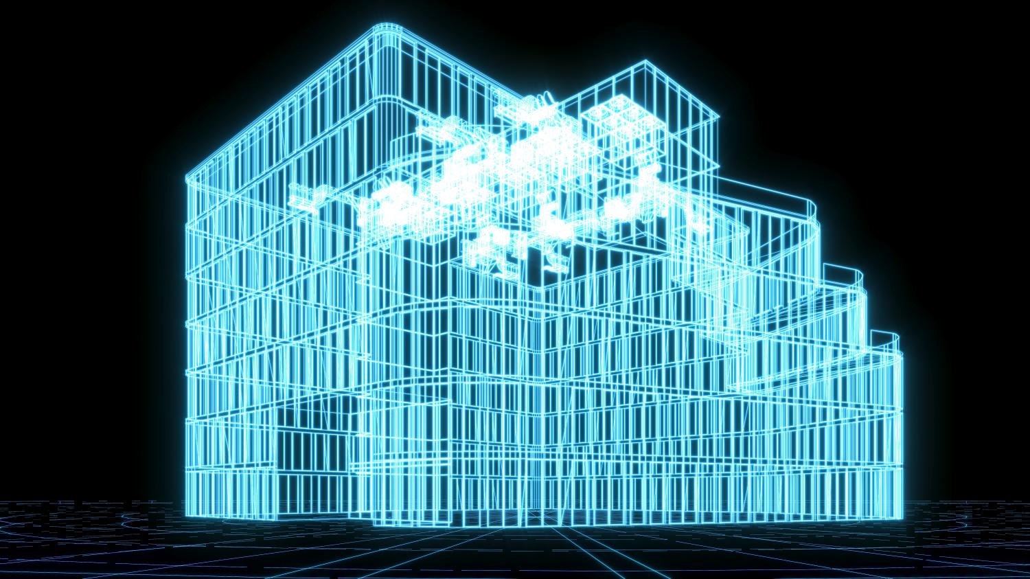 The METTRIQ platform features adaptive 3D visualisation, which integrates all building data into a digital twin display.