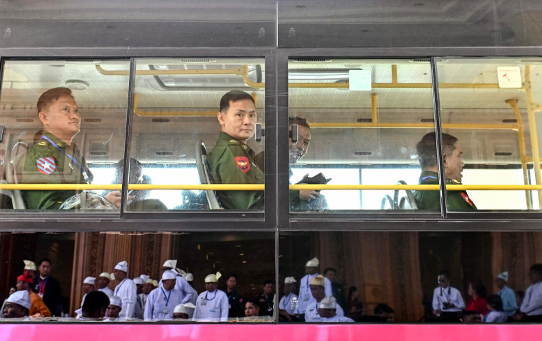 Myanmar's senior soldier prepares to shed uniform