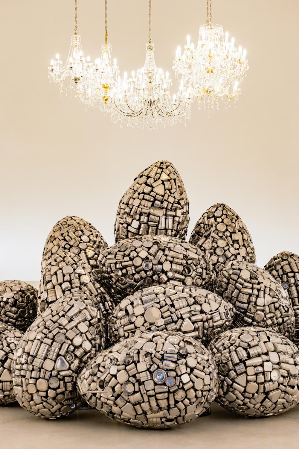 Incubate by Subodh Gupta. photo courtesy of Dib Bangkok