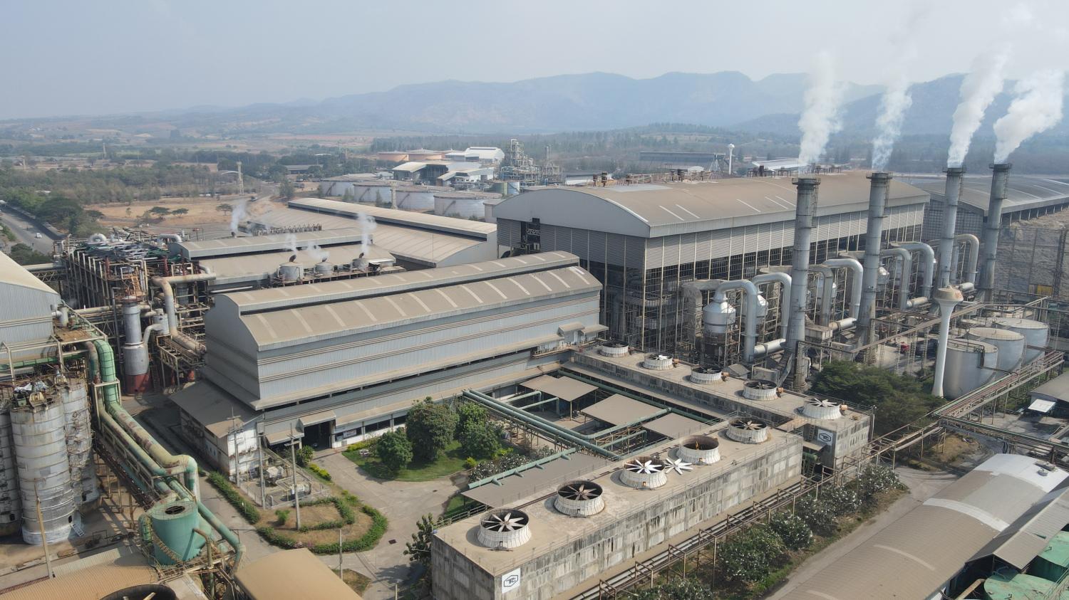 KSL's biomass-fired power plant in Kanchanaburi's Bo Phloi district.