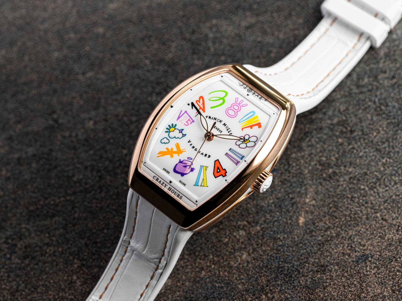 Limited-edition rose gold Vanguard Lady Crazy Hours Jisbar.