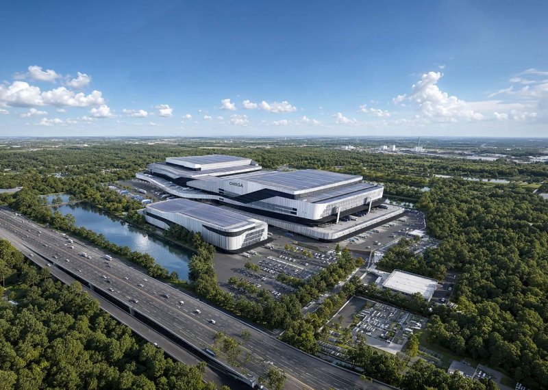 A computer rendering of the Omega 1 Bangna smart warehouse.