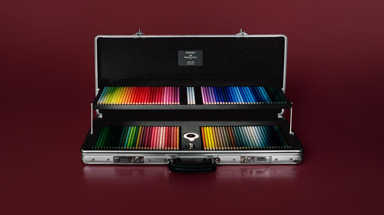 4. Rimowa x Faber-Castell Artist Case in Silver. photo courtesy of Rimowa