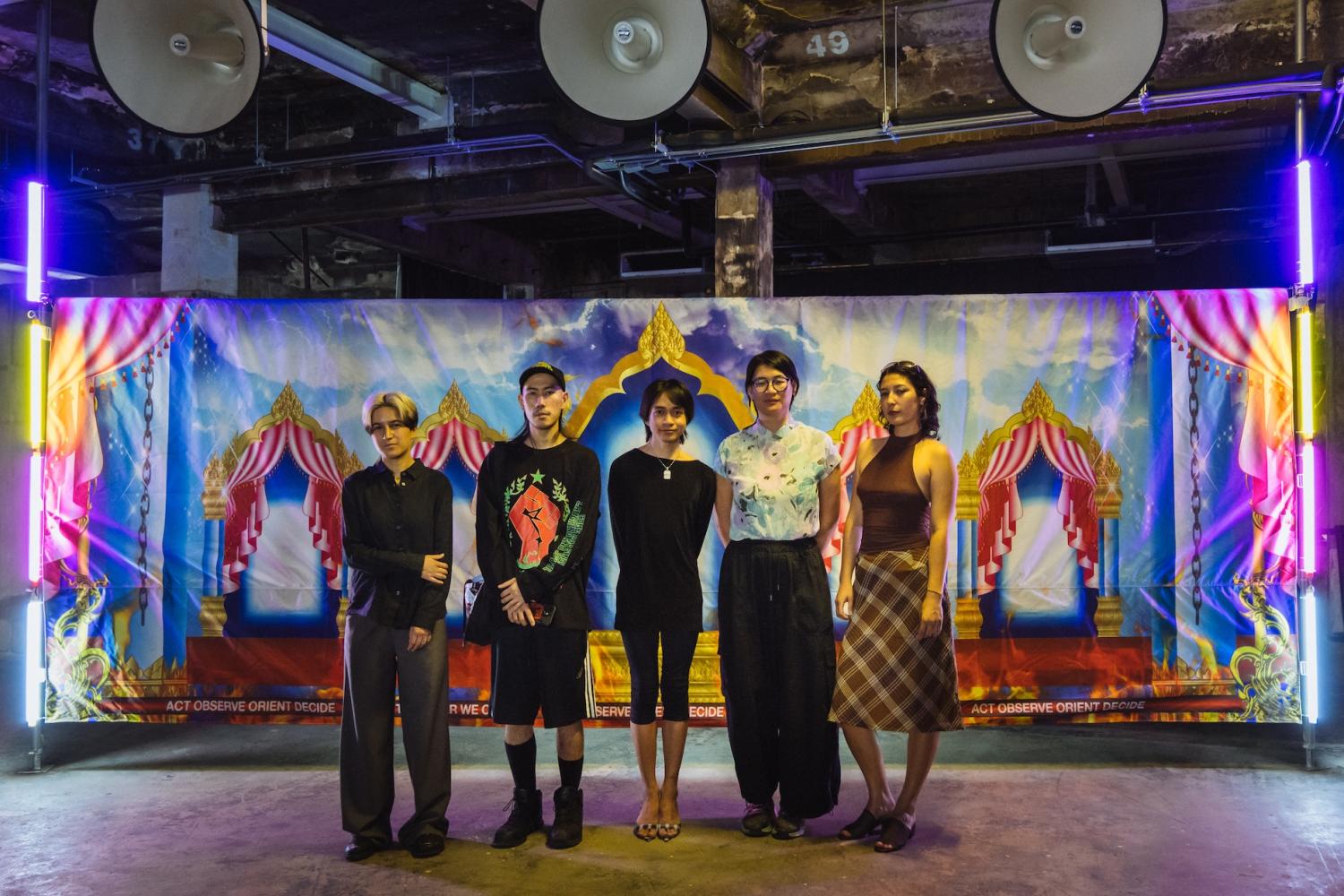 From left, Arisa Purkpong, Tanat Teeradakorn, Thaphong Srisai, Kay Zhang and Vanessa Bosch. photos: Samatcha Apaisuwan