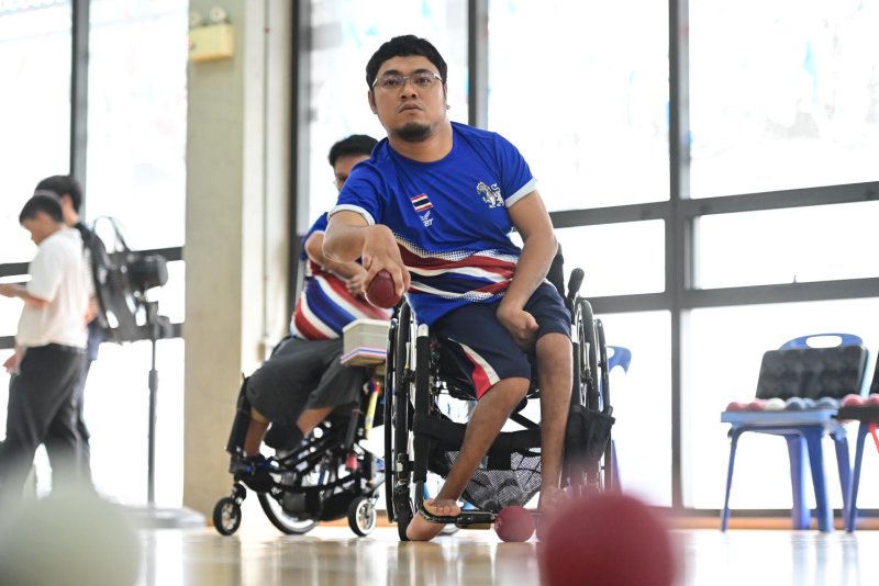 Boccia player Worawut Saengampa. (Photo supplied)