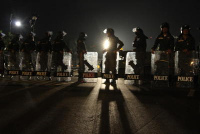 anti-government protest
