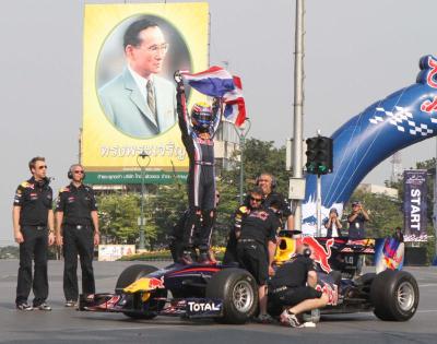 Mark Webber in Thailand