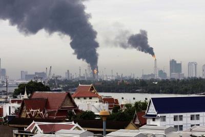 Bangchak Petroleum-oil refinery fire