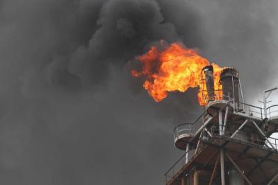 Bangchak oil refinery-fire